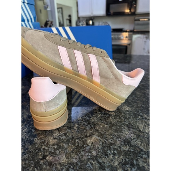 Adidas Originals Gazelle Bold Suede Platform Sneakers Women's - JQ6436 Sz 9.5 - Picture 4 of 8